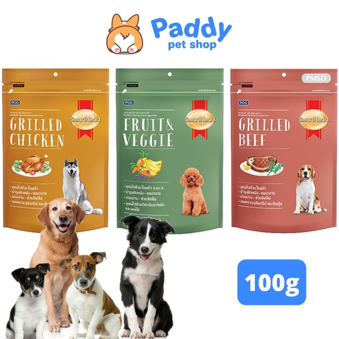 Bánh Thưởng Cho Chó Mọi Lứa Tuổi SmartHeart 100g
