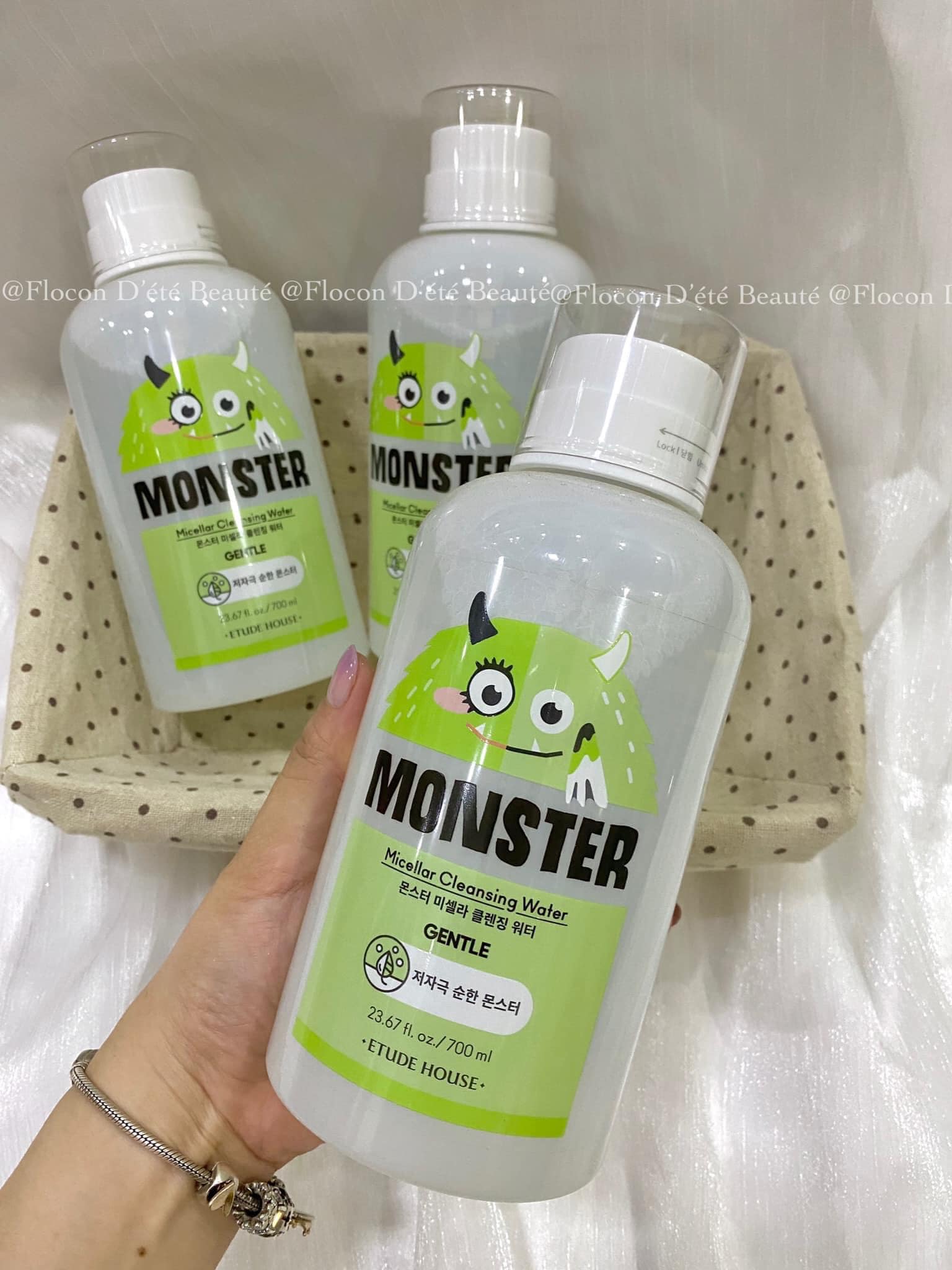 Nước tẩy trang etude house monster micellar cleansing water 700ml g - 10858