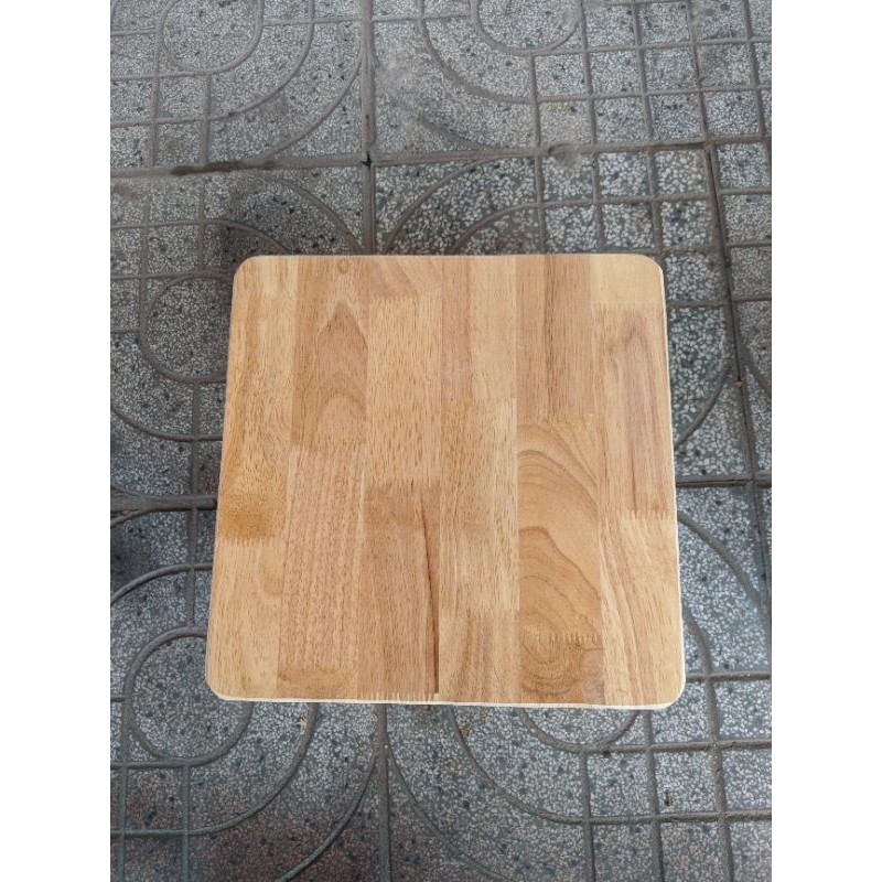 Ghế Ăn Gỗ Cao Su cao 30cm , ngồi bàn cao 45-55cm kiểu dáng đẩu