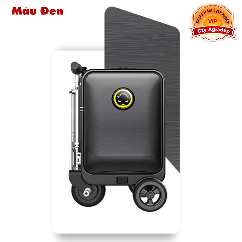 Vali AirWheel 3S USA Thông minh cho nghệ sĩ, người nổi tiếng, nhà giàu ngồi lái như xe điện - SE3S