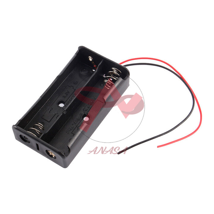 Đế Pin 18650 Có Dây (Đấu Nối Tiếp) 2 Pin