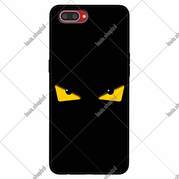 [HCM]Ốp Lưng Oppo A12e A3s Realme C1 - Mắt Vàng Nền Đen