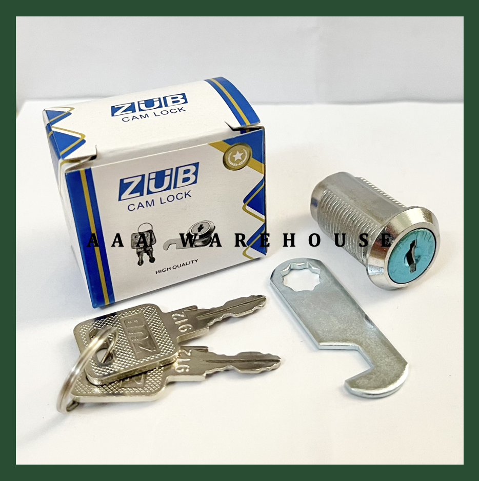 [ZUB] Khoá tủ, Khoá cốp 3P ZUB (Khoá cốp 3 phân zub)