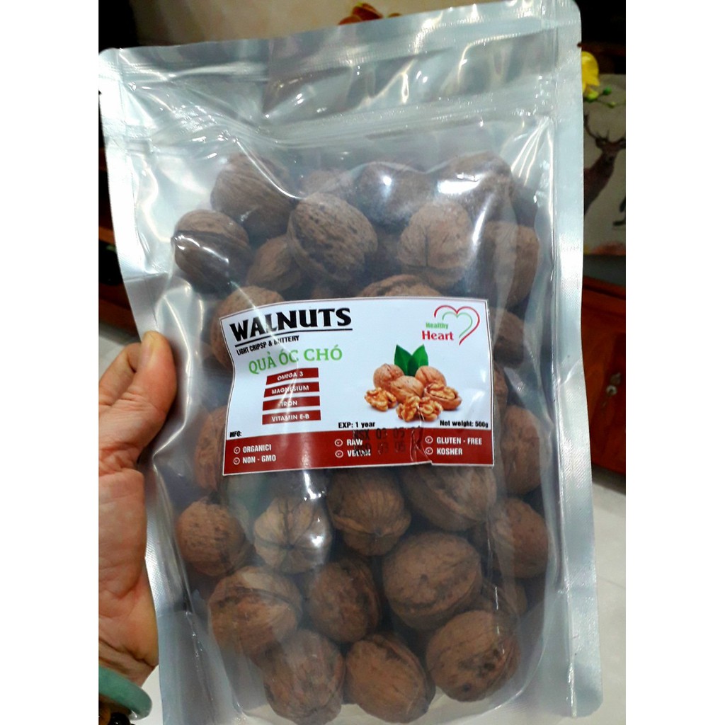 [HCM]HẠT ÓC CHÓ ĐỎ MỸ - 500g