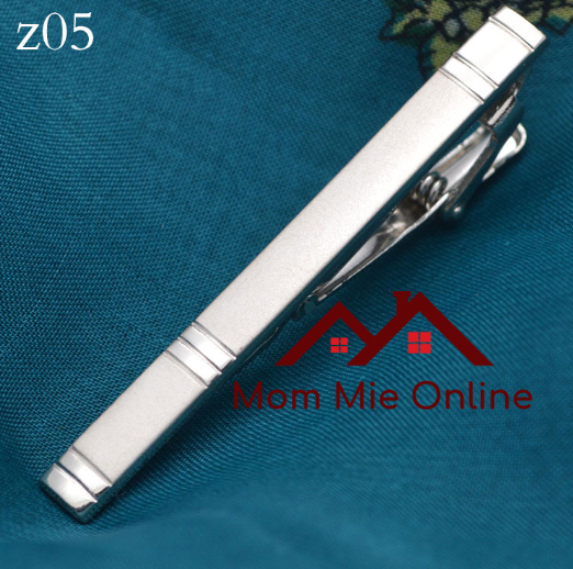 [HCM]Kẹp cà vạt màu bạc sang trọng, trẻ trung - RK01