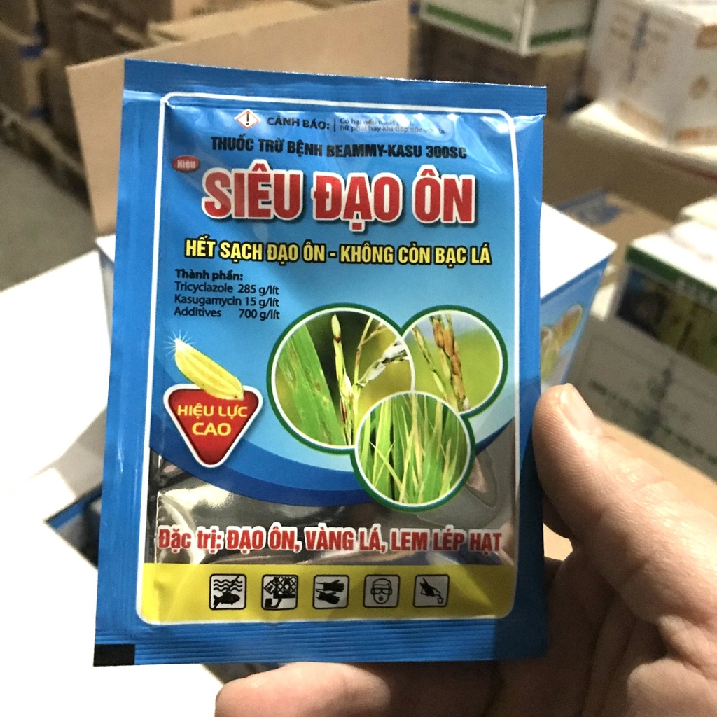 Chế Phẩm BEAM phòng trừ đạo ôn, bạc lá lúa hiệu Siêu Đạo Ôn gói 18ml