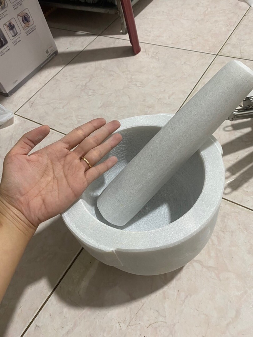 Cối đá Non Nước size 20cm ( không đánh bóng kèm chày)