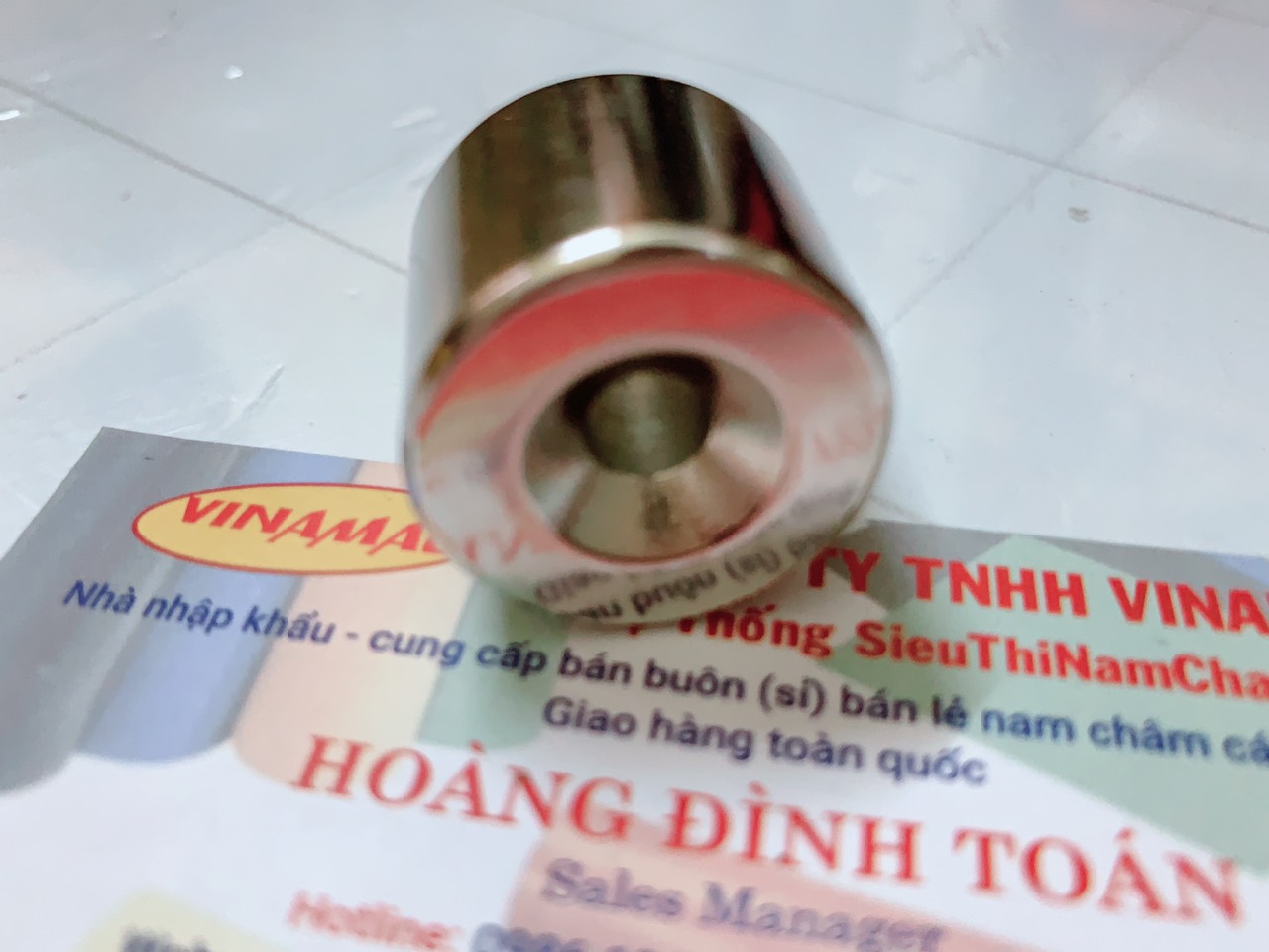 Nam châm viên 25x20 lỗ