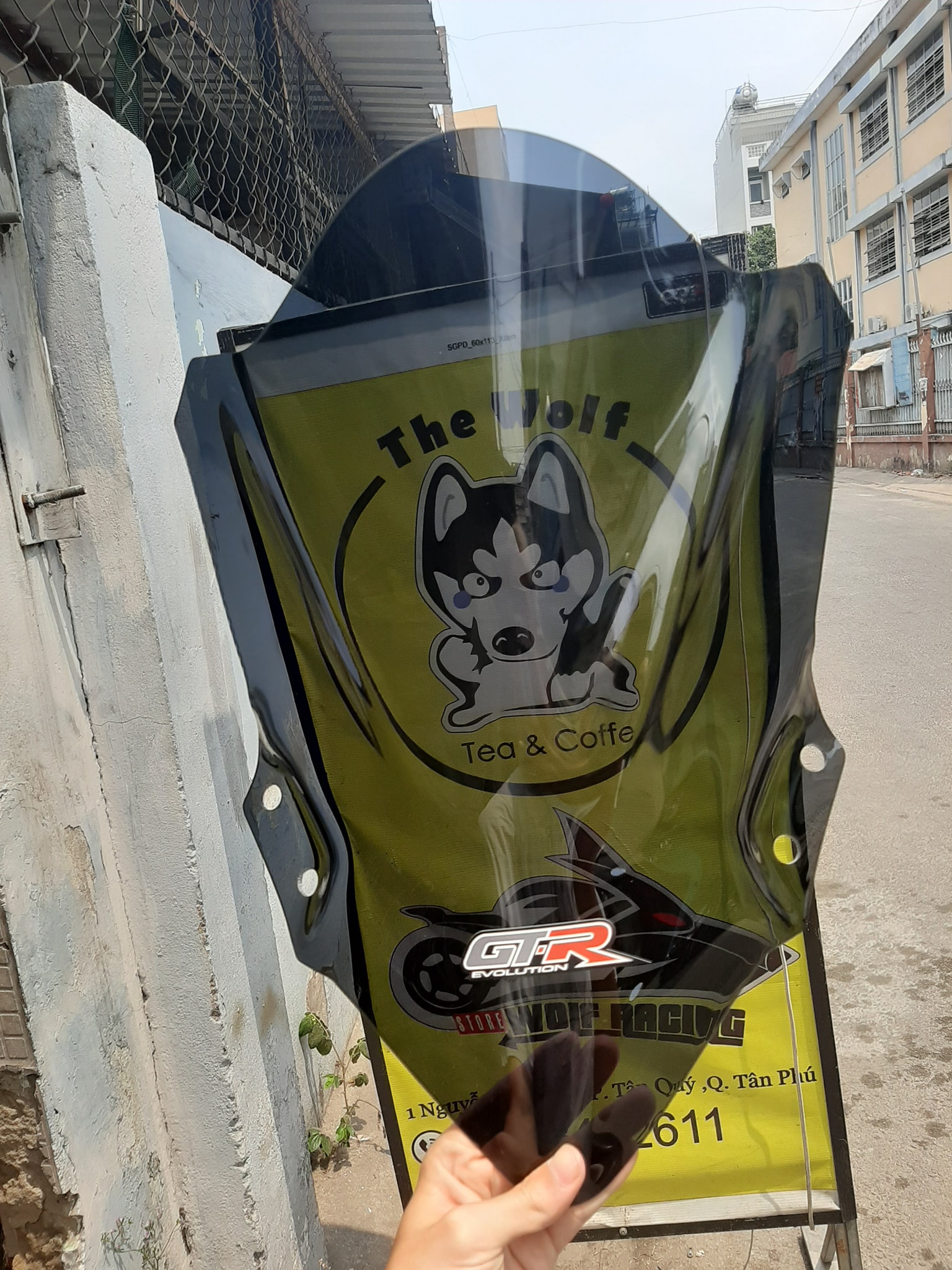Kính chắn gió gtr cho ninja 400