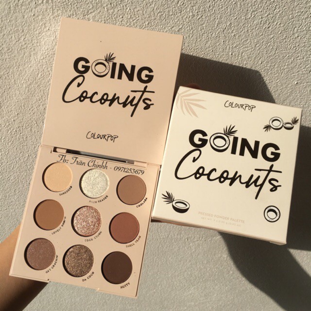 [HCM]Bảng phấn mắt Colourpop Going Coconuts