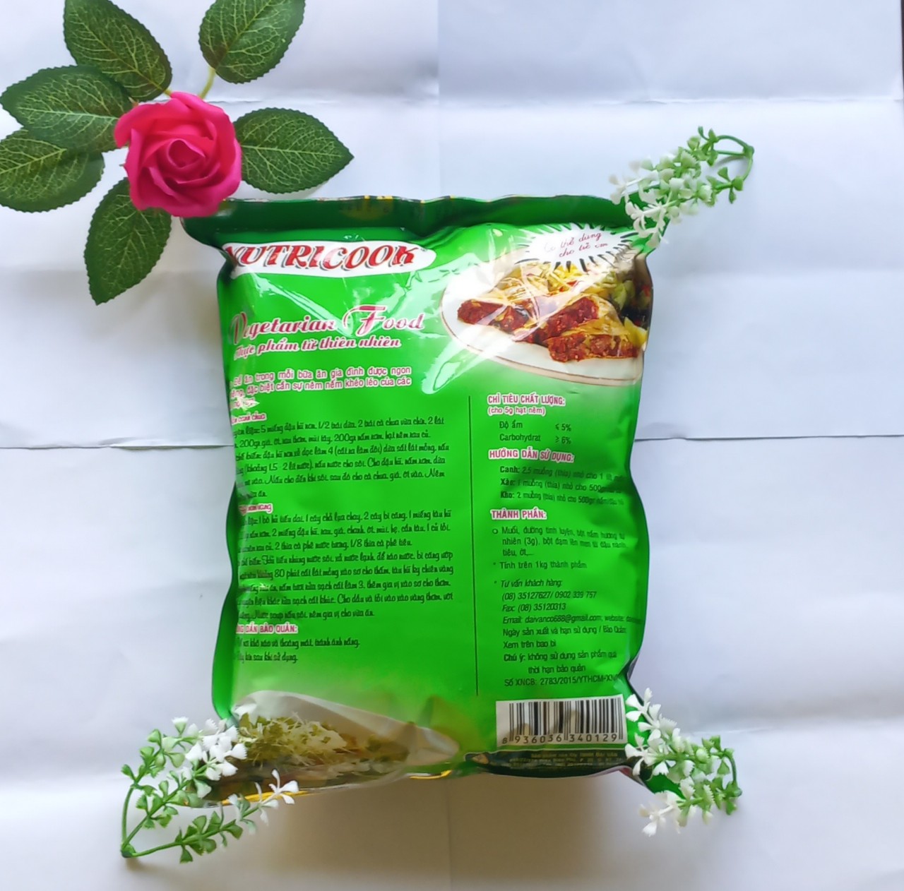 Hạt nêm chay Nutricook Nấm 400g