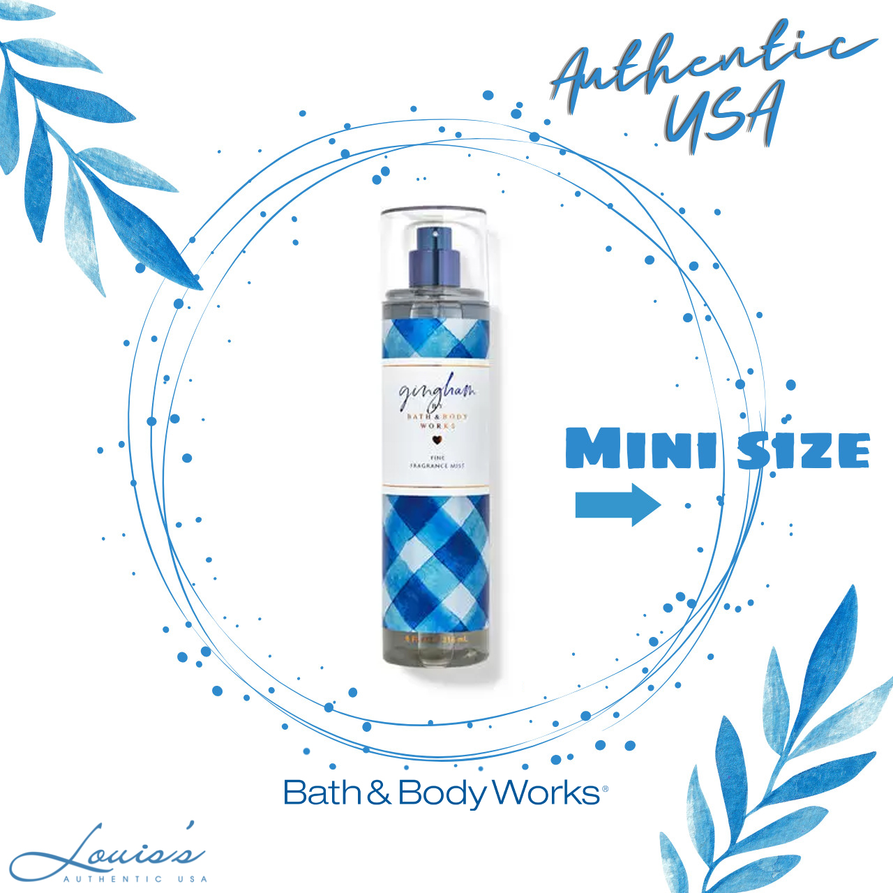 [ Mini 10ml & 36ml ] GINGHAM - Body mist / Xịt thơm toàn thân Bath & Body Works Mỹ