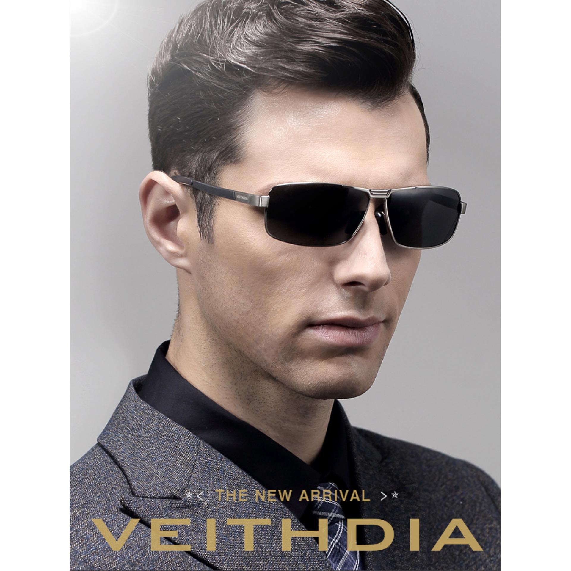 Kính mát phân cực thời trang nam VEITHDIA 2490