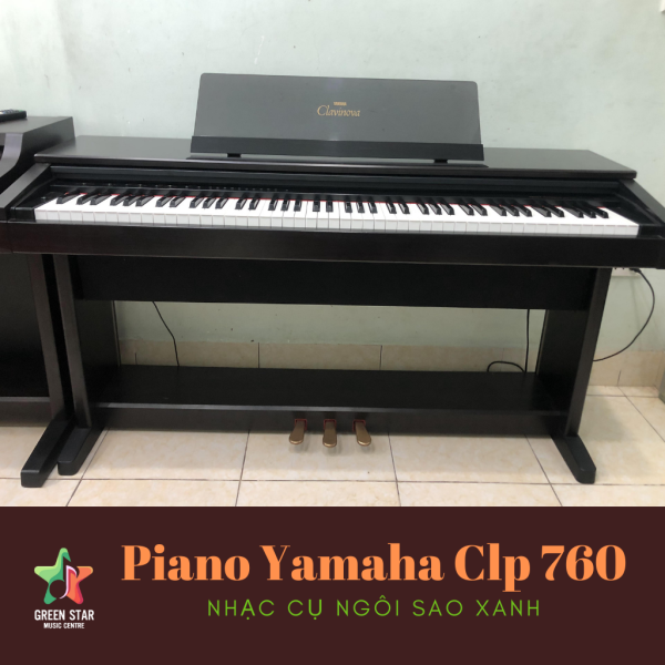 Piano điện Nhật Bản Yamaha Clp 760 - Piano dành cho người mới tập và trẻ em