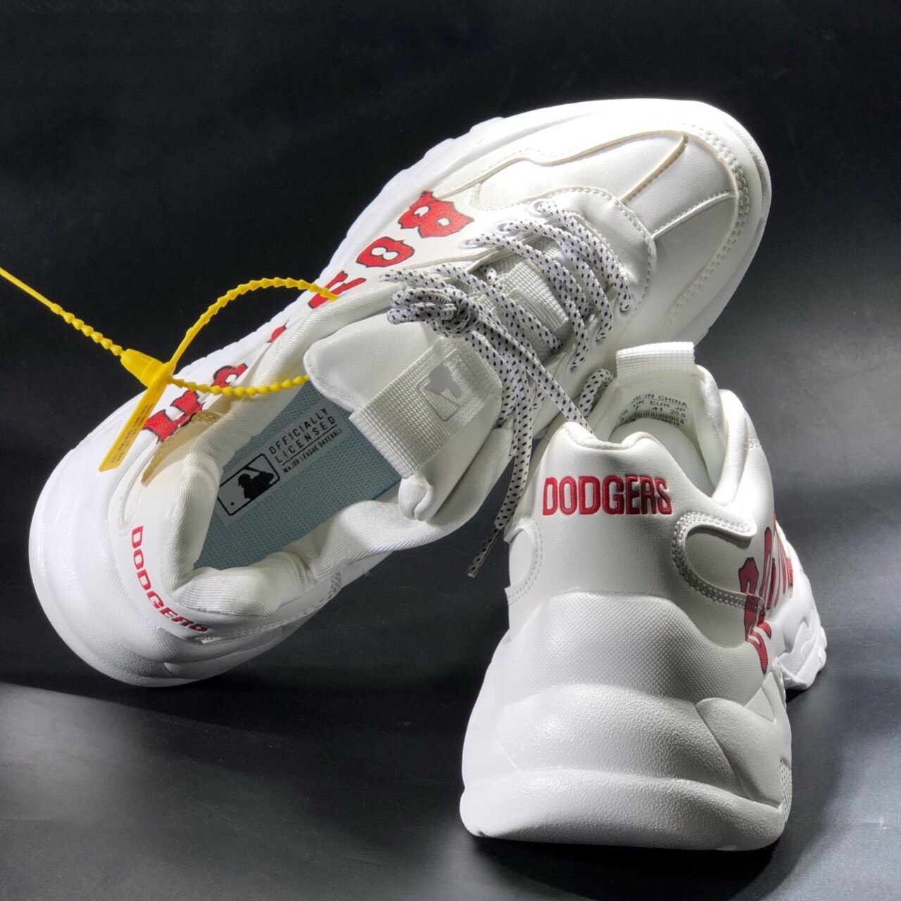 Giày Sneaker Nam Đế Độn MLB Boston Tăng Chiều Cao 5cm
