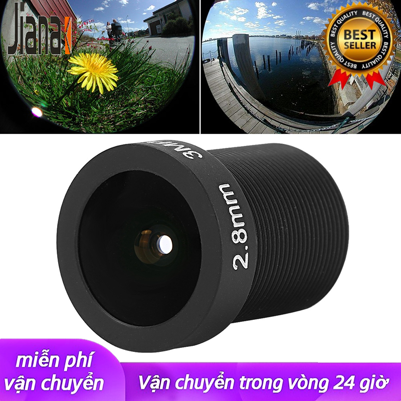 【Jianak】Ống Kính Góc Rộng Với Truyền Ánh Sáng Cao 3MP, Tiêu Cự 2.8Mm, Hệ Thống Giám Sát An Ninh Gia Đình Thông Minh Phụ Kiện Camera An Ninh Có Thể Thay Thế