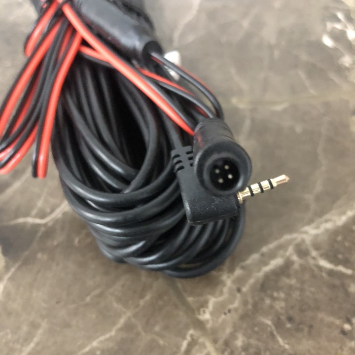 Dây tín hiệu kết nối camera hành trình và camera lùi, jack 2.5mm, 4 chân, dài 20m