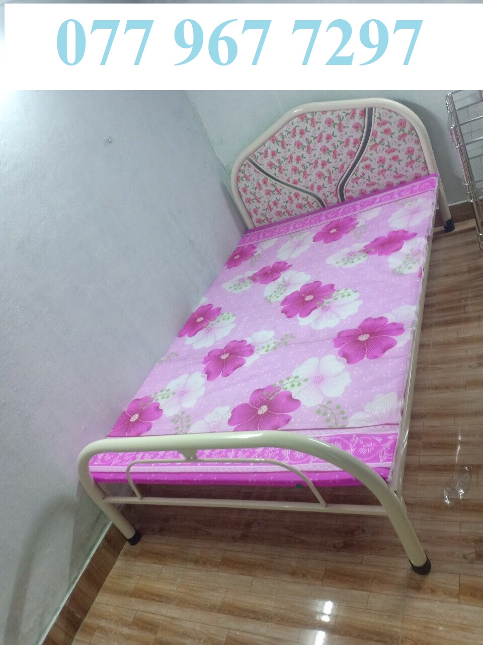 Giường sắt đơn giá rẻ tại xưởng ngang 80cm 1m 1m2 1m4 1m6 1m8 dài 2m giường cứng cáp giao hàng toàn quốc