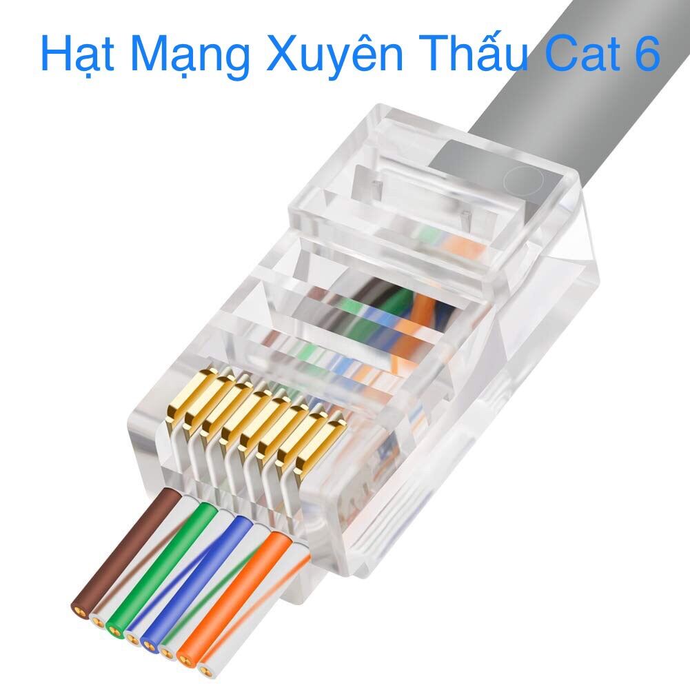 HẠT MẠNG RJ45 TP-LINK XUYÊN THẤU CAT6 ( HỘP 100 )