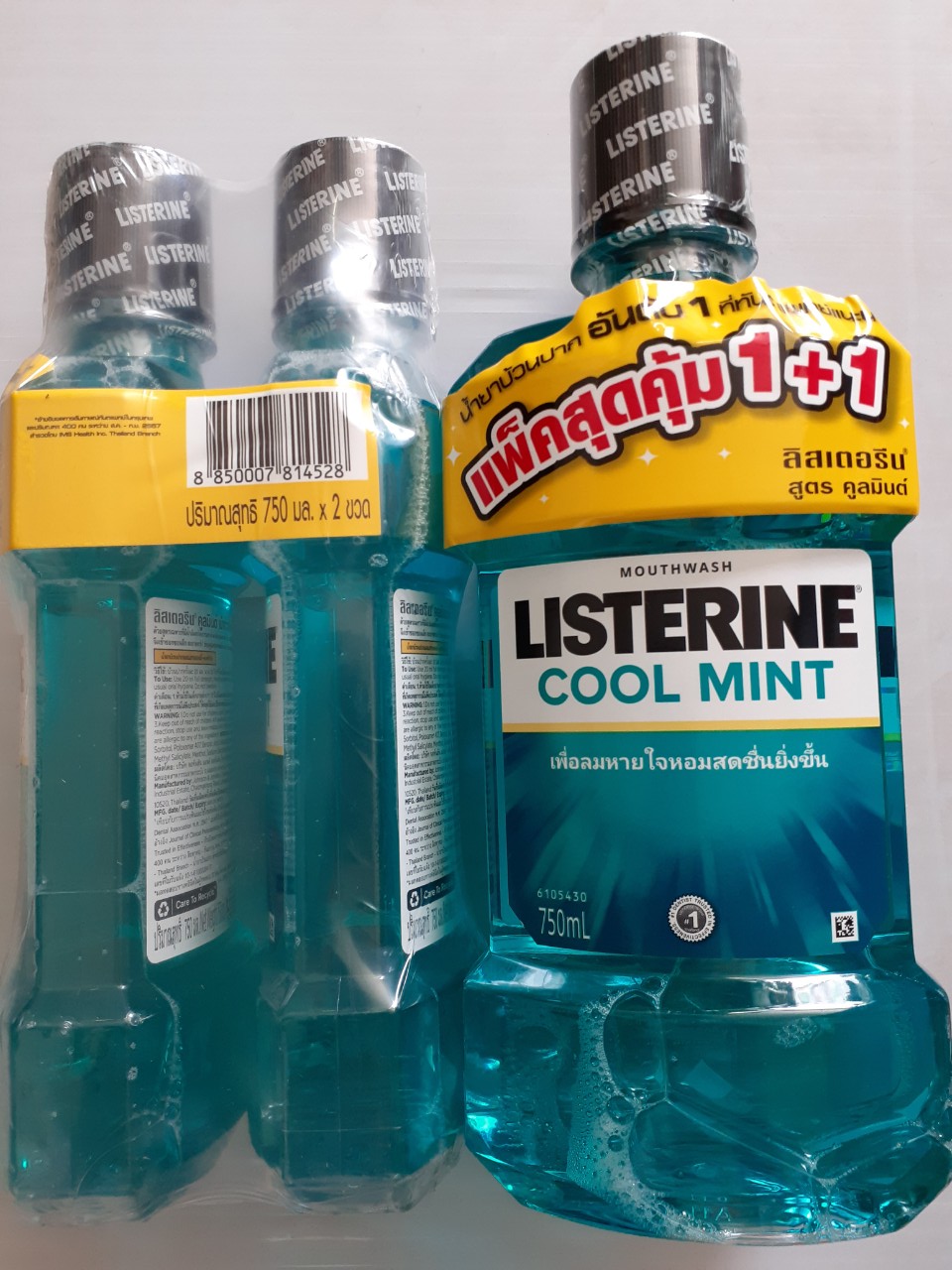 [HCM]Nước súc miệng LISTERINE Thái Lan 750ml
