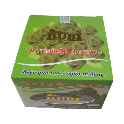 KEM DƯỠNG TRẮNG DA 10 TÁC DỤNG RUBI