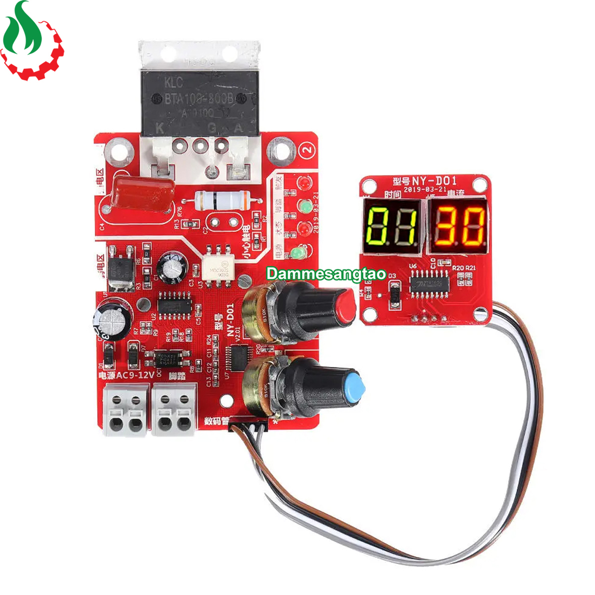 Mạch timer máy hàn cell pin NY-D01