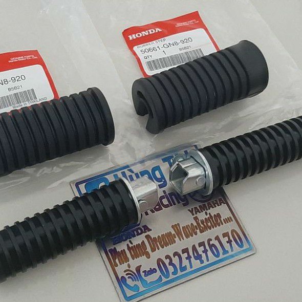 Bộ cao su gác chân trước sau xe DREAM thái zin chính hãng