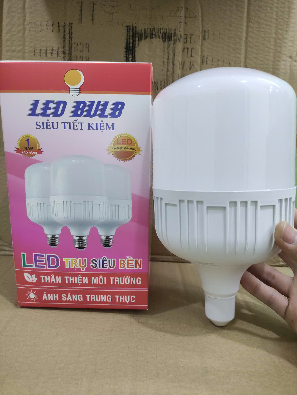 bóng đèn led 50w  bulb trụ
