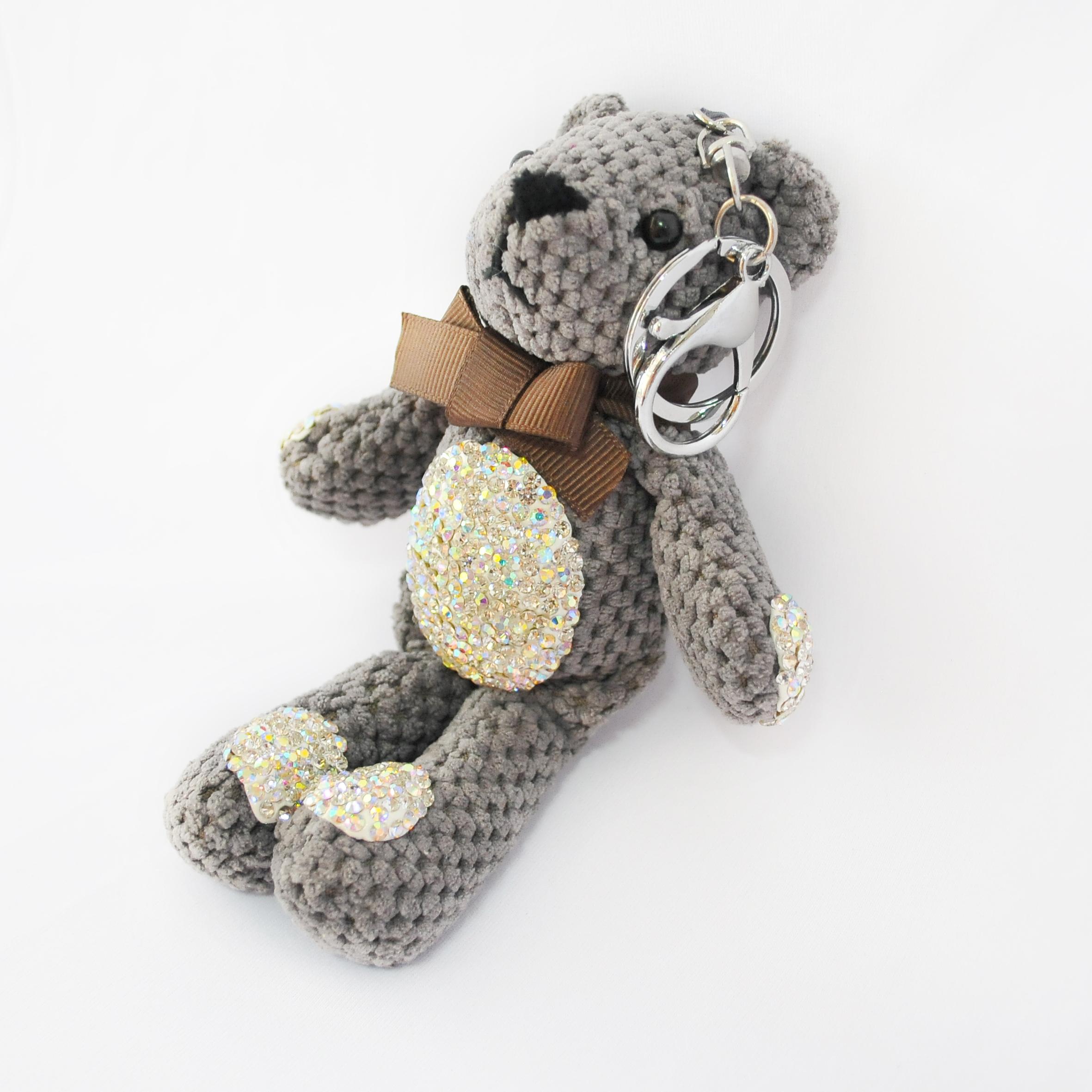 Móc khóa gấu bông teddy 15cm