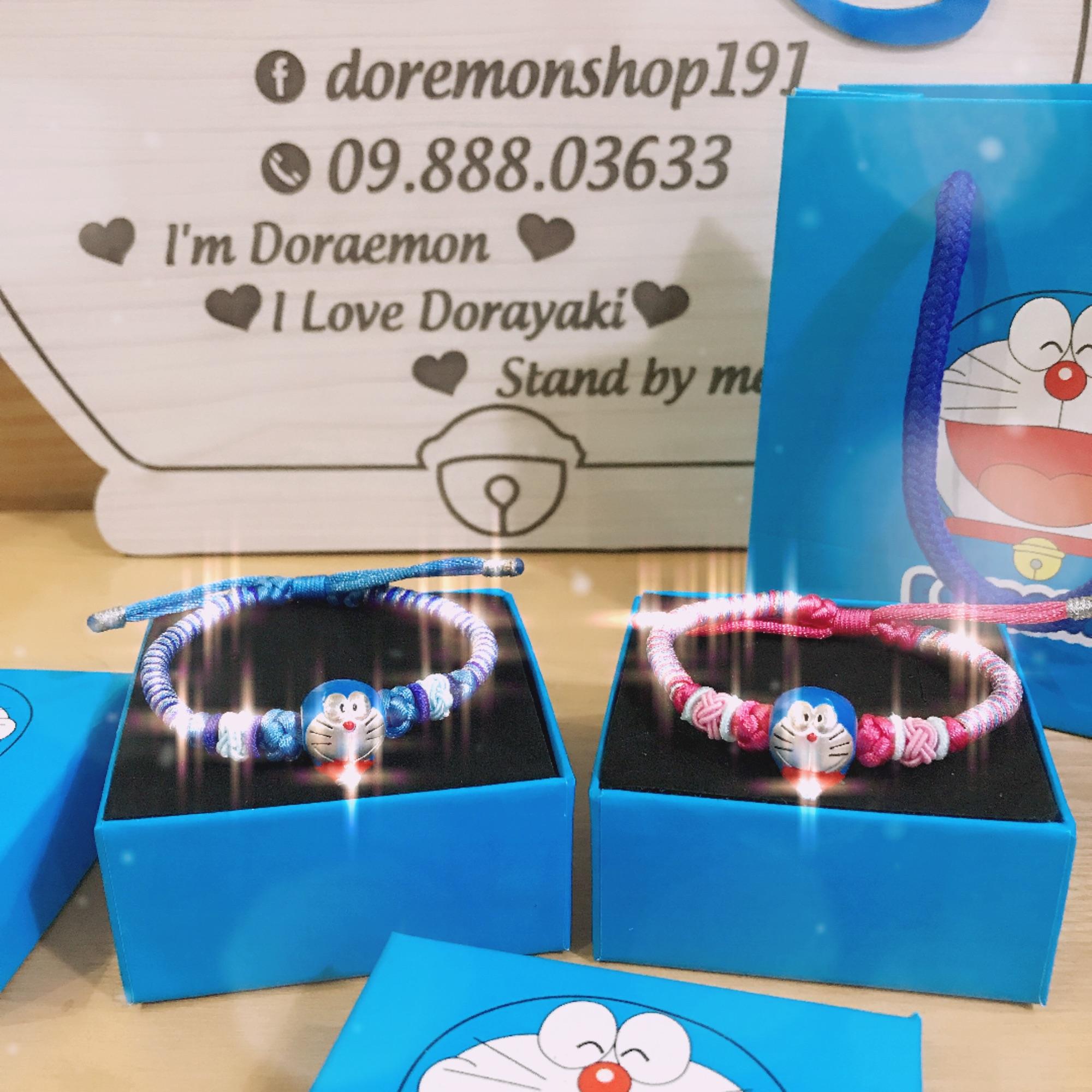 Vòng Tay Bạc Dây Tết Doremon Doraemon