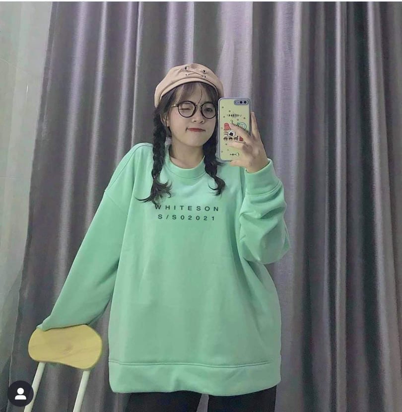 Áo nỉ sweater in chử tiếng anh (trọng lượng từ 40kg đến 60kg )