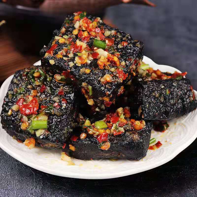 Đậu Phụ Thối Nướng Mỡ Hành - Đậu Phụ Đen Trung Quốc - Gói 24G - foody.taiwan