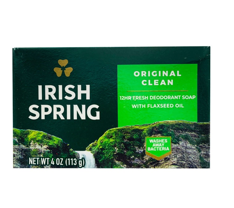 COMBO 10 Bánh xà phòng diệt khuẩn MỸ IRISH SPRING ORIGINAL 113g