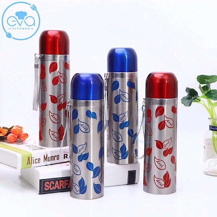 Bình giữ nhiệt inox lá cây dung tích 500 ml