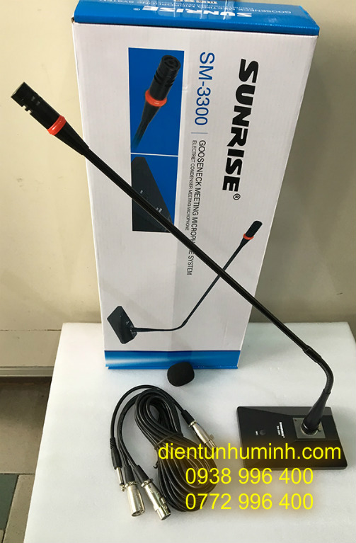 Micro hội nghị -mic phòng họp sunrise sm - 3300