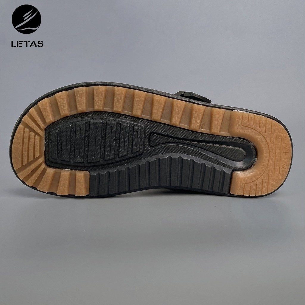 Sandal Nam Letas Phản Quang D1003 Đen Đen