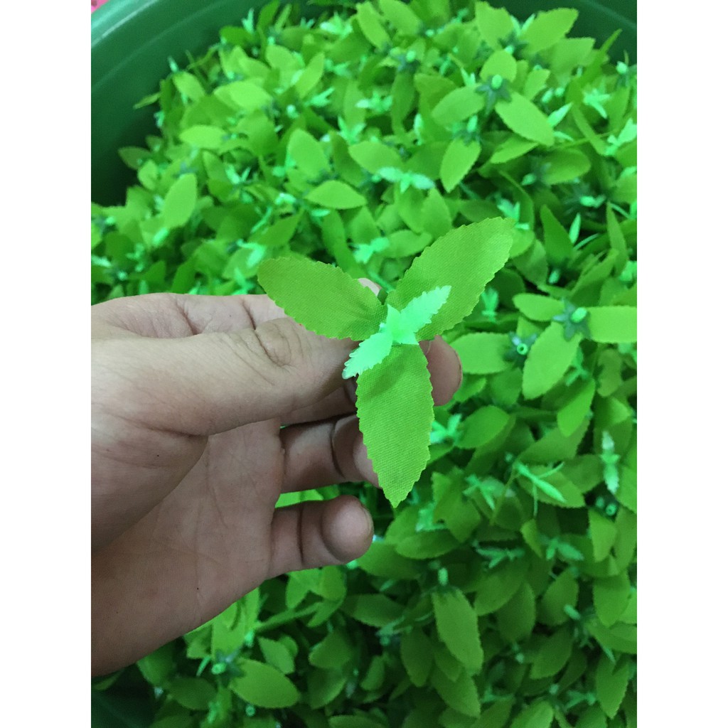 Lá giả loại chùm đẹp trang trí tết làm cây hoa mai hoa đào