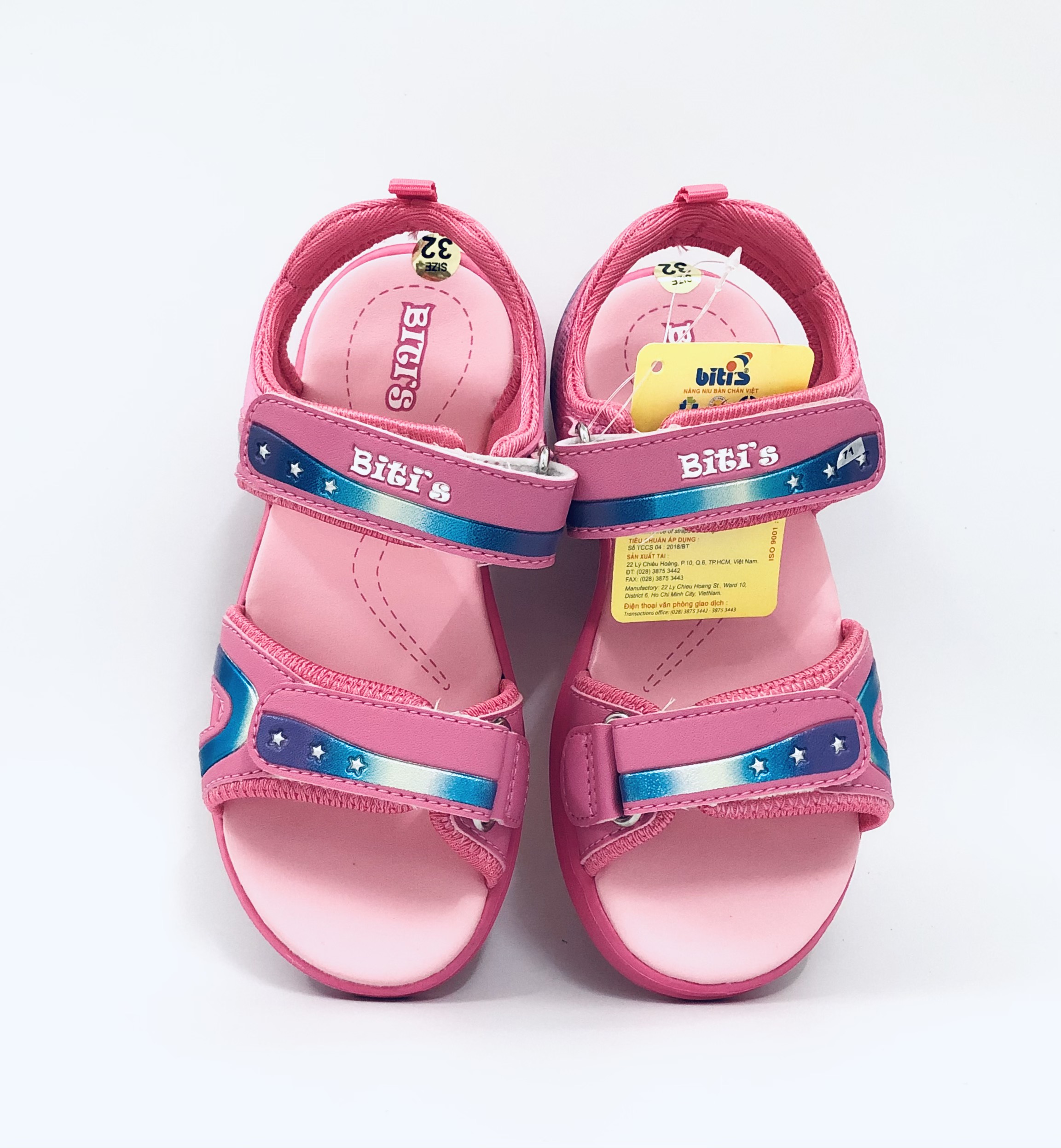 sandal bitis bé gái DEG008 HOG ( Hồng)