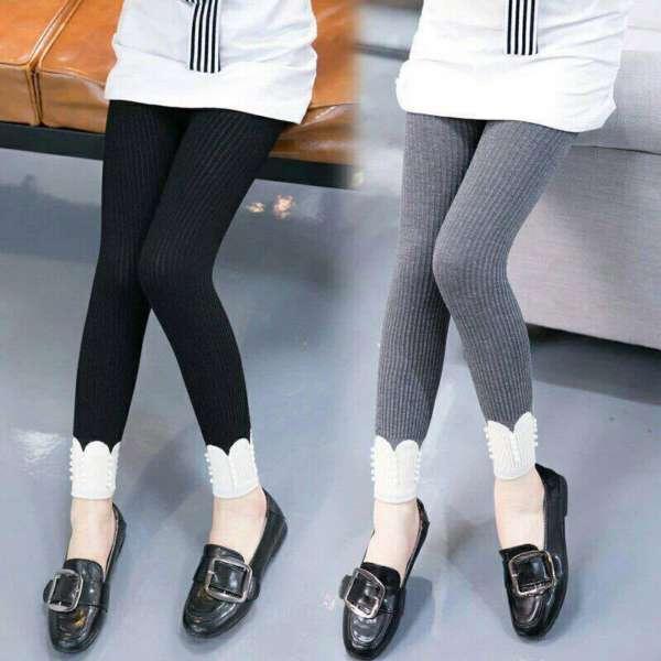 Combo 02 Quần Len Đính Hạt Ngọc Cho Bé