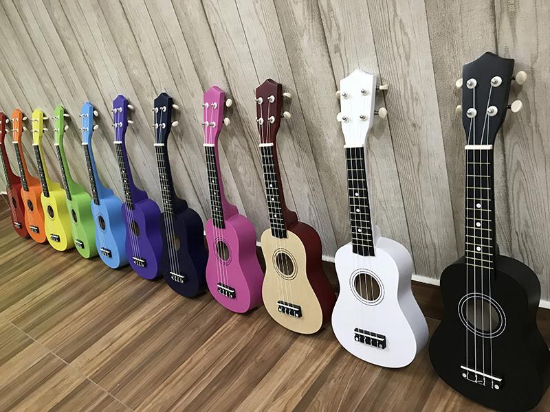 Ukulele soprano xanh dương size 21 inch