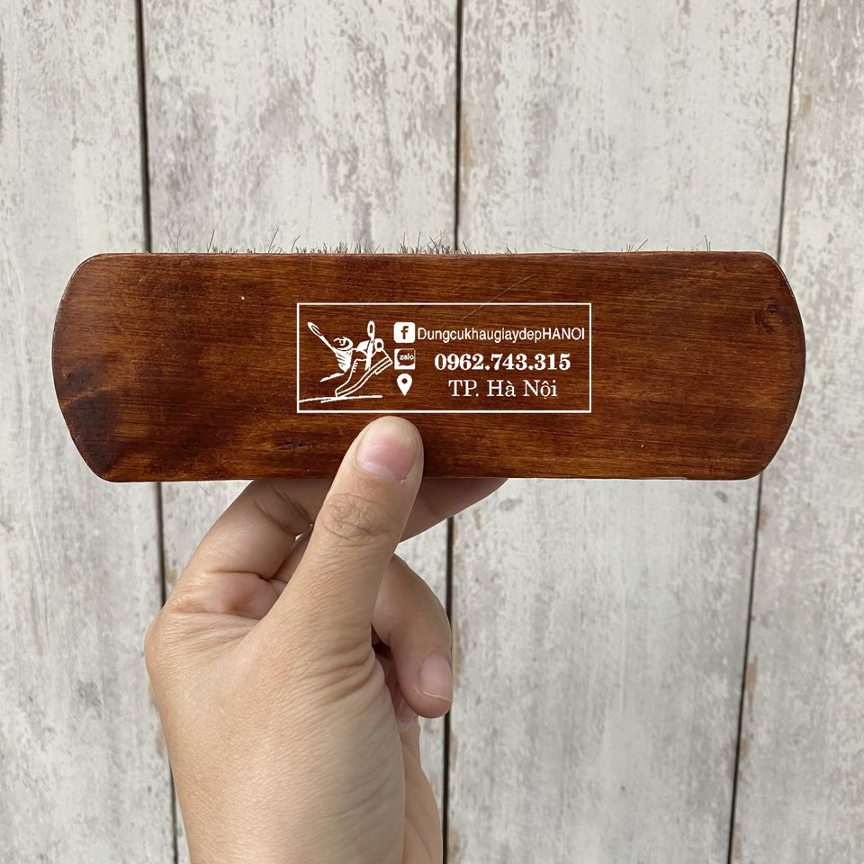 Bàn Chải Đánh Giày Lông Ngựa Cao Cấp