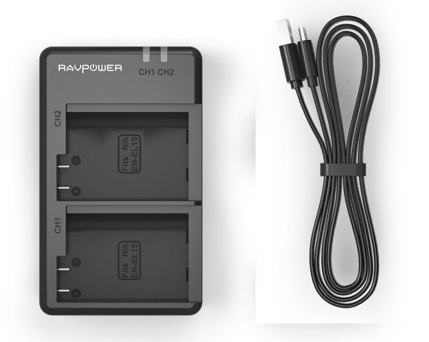 Sạc máy ảnh Ravpower EN-EL15