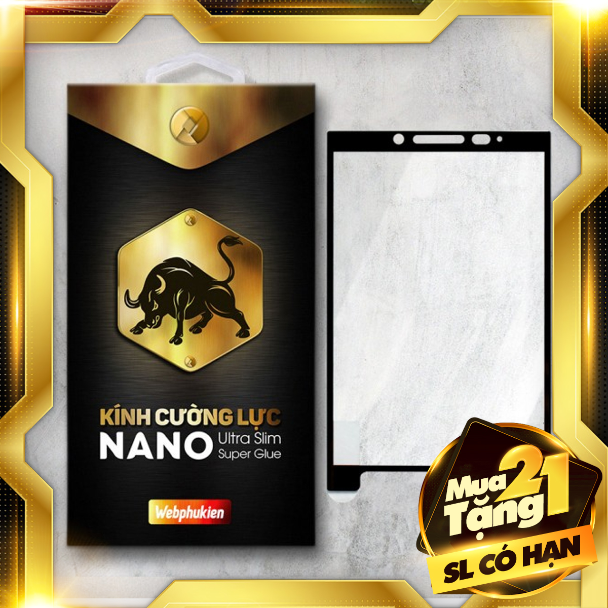 [HCM]Kính cường lực cho Blackberry Key One/ Key 2/ Priv/ Evolve hiệu Webphukien