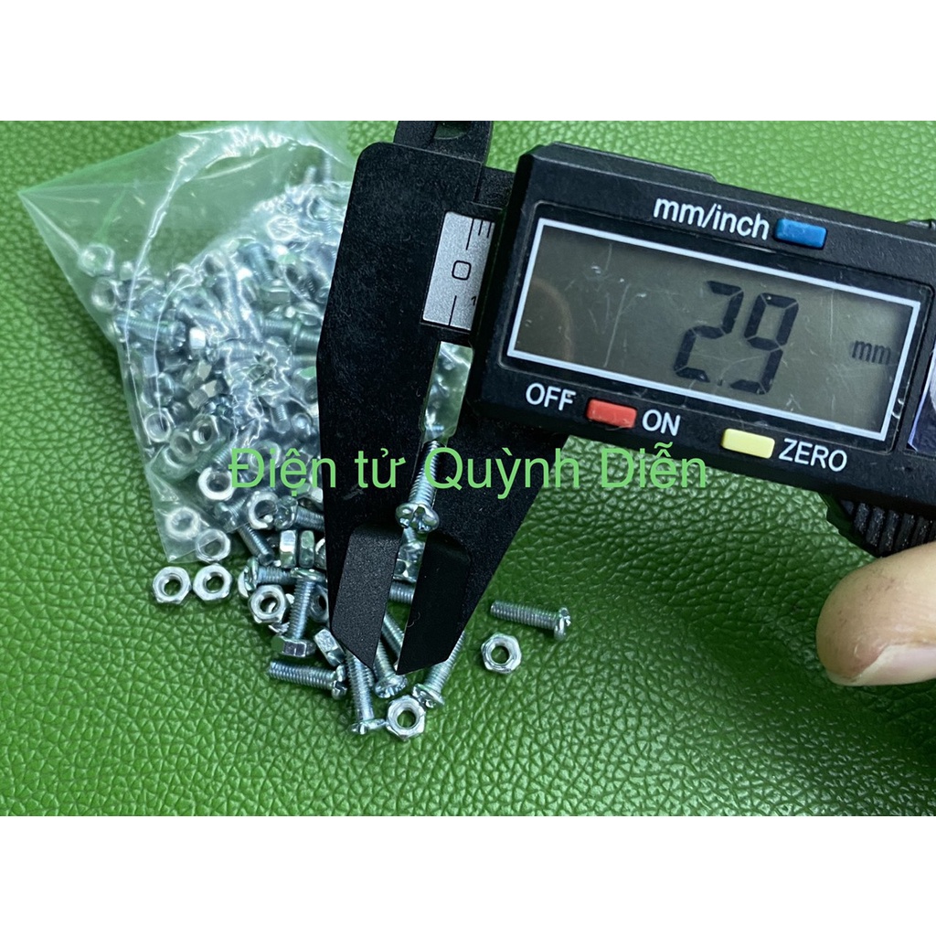 Ốc vít tán M3 3ly dài 1cm (túi 80gam = khoảng 90 - 100 con) - LinhKien HD