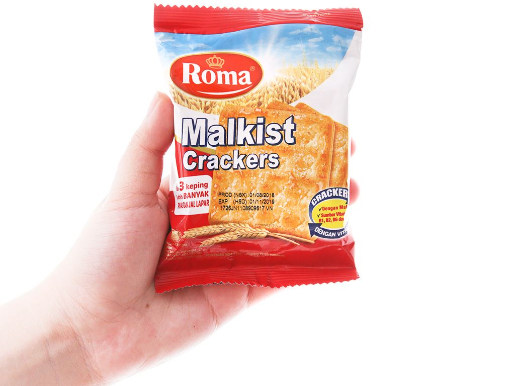 Bánh Malkist Crackers Roma gói 216g