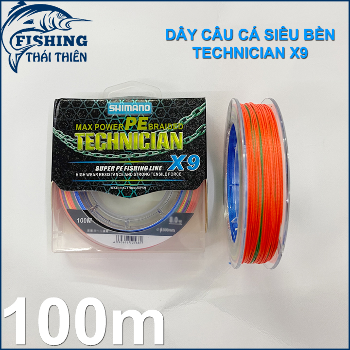 [HCM]Dây câu cá siêu bền Shimano X9 cuộn 100m