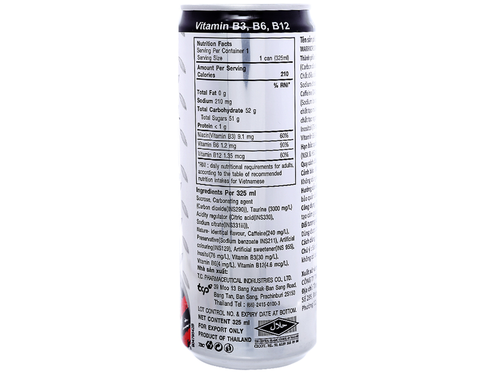 [HCM]LỐC 6 LON TĂNG LỰNG STING WARRIOR 325ML