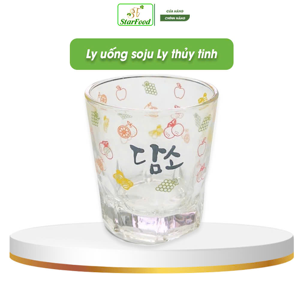 Ly uống soju Ly thủy tinh
