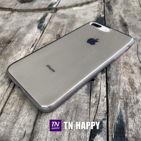 Ốp lưng dẻo đen mờ chống sốc cao cấp dành cho iPhone 7 Plus / iPhone 8 Plus - TN Happy phân phối