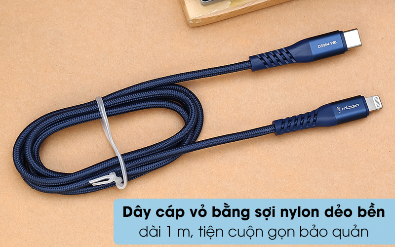 Cáp Type C - Lightning MFI 1m Mbest DS954 ( Like New )